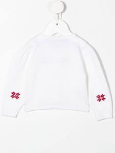 lastupenderia La Stupenderia Vest met bloemenprint - Wit