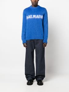 Balmain Trui met geborstelde afwerking - Blauw