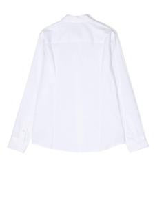 paolopecorakids Paolo Pecora Kids Shirt met logopatch - Wit