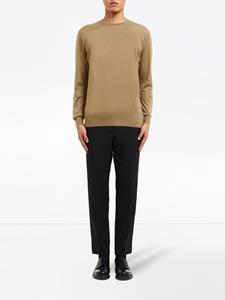 Prada Wollen trui met ronde hals - Bruin