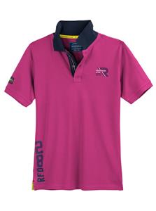 redfield Poloshirt Große Größen Herren Poloshirt fuchsia sportive Details Redfield
