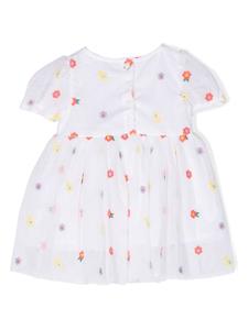 stellamccartneykids Stella McCartney Kids Jurk met geborduurde bloemen - Wit