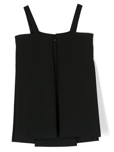 versacekids Versace Kids Geplooide mini-jurk - Zwart