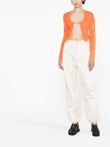 Jacquemus Cropped vest - Oranje