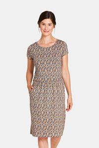 Tranquillo Jersey Jurk Dames Oranje/Assorti / Gemengd