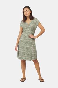 Sherpa Padma Wrap Dress Lichtgroen/Ass. Geometrisch