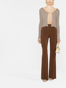 Jacquemus Vest met logoplakkaat - Beige