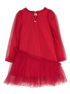 Monnalisa Tulen jurk - Rood