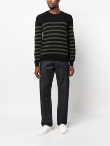 A.P.C. Gestreepte trui - Zwart