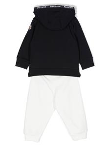 monclerenfant Moncler Enfant Trainingspak met logoprint - Blauw
