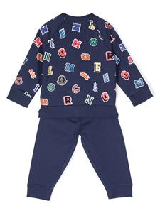 monclerenfant Moncler Enfant Trainingspak met print - Blauw
