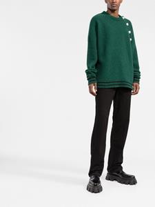 Balmain Trui met knopen - Groen