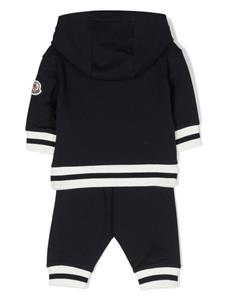 monclerenfant Moncler Enfant Trainingspak met logo - Blauw
