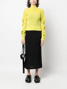 Jil Sander Straight midi-rok - Zwart