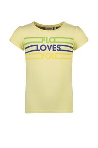 Like Flo Meisjes t-shirt - Zacht geel