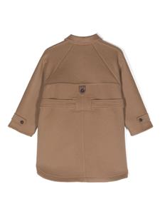 brunellocucinellikids Brunello Cucinelli Kids Mantel met ceintuur - Bruin