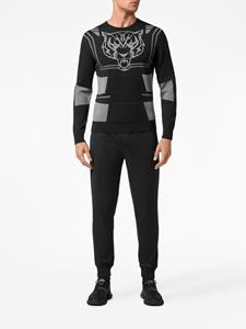 pleinsport Plein Sport Trui met logoprint - Zwart