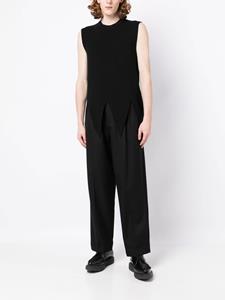 commedesgarçonshommeplus Comme des Garçons Homme Plus Asymmetrische top - Zwart
