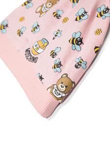 moschinokids Moschino Kids Trainingspak met teddybeerprint - Roze