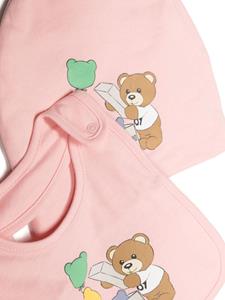 moschinokids Moschino Kids Romper met teddybeerprint - Roze