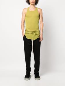 Rick Owens round-neck racerback tank top - Groen