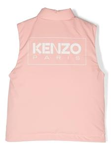 kenzokids Kenzo Kids Bodywarmer met logoprint - Roze