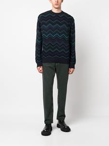 Missoni Trui met zigzag patroon - Blauw