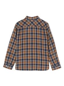Bonpoint Geruit shirt - Blauw