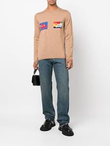 commedesgarçonsshirt Comme Des Garçons Shirt Trui met grafische print - Bruin
