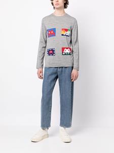 commedesgarçonsshirt Comme Des Garçons Shirt Trui met grafische print - Grijs