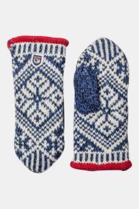 Hestra Hes Nordic Wool Mitt Marineblauw/Wit