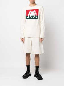 commedesgarçonsshirt Comme Des Garçons Shirt Trui met grafische print - Wit