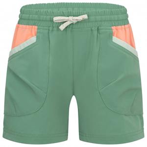 TROLLKIDS Shorts SENJA für Mädchen grün/rosa Mädchen 