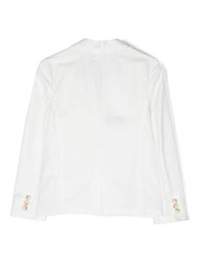 Emporio Armani Kids Blazer met lange mouwen - Wit