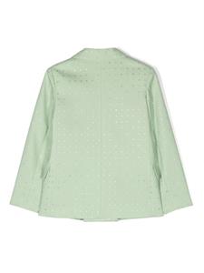 Gucci Kids Blazer met dubbele rij knopen - Groen