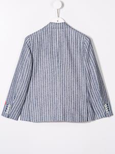 Isaia Kids Gestreepte blazer - Blauw