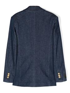 Balmain Kids Blazer met dubbele rij knopen - Blauw