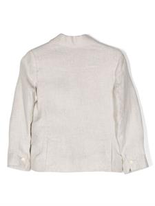 Eleventy Kids Blazer met dubbele rij knopen - Beige