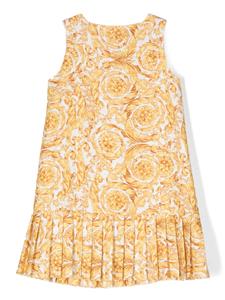 versacekids Versace Kids Jurk met grafische print - Wit