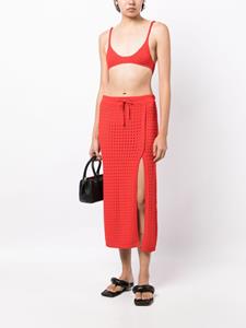 cashmereinlove Cashmere In Love Gehaakte midi-rok - Rood