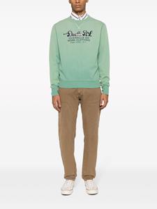 ralphlaurenrrl Ralph Lauren RRL Sweater met tekst - Groen