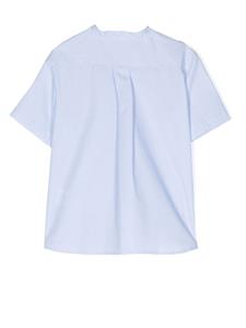Bonpoint Blouse met korte mouwen - Blauw