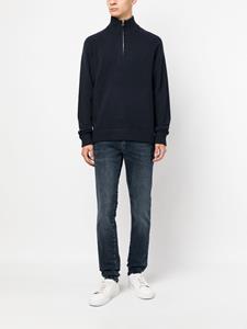 J.Lindeberg Trui met halve rits - Blauw