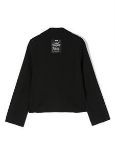 MSGM Kids Blazer met logopatch - Zwart