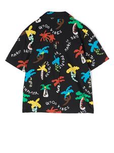 Stella McCartney Kids Shirt met grafische print - Zwart