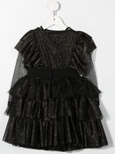 twinsetkids TWINSET Kids Jurk met tulle - Zwart