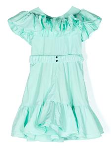 twinsetkids TWINSET Kids Jurk met ruches - Groen