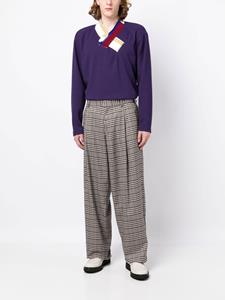 Kolor Geruite broek - Bruin