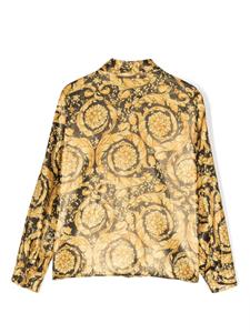 Shirt met barokprint - Goud