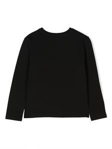 givenchykids Givenchy Kids T-shirt met lange mouwen - Zwart